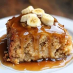 Sticky Banana Bread Pudding Cake