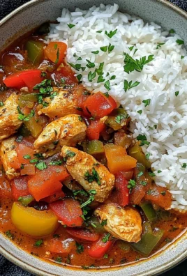 Tomato & Herb Chicken Stew with Fluffy Rice