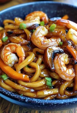 Yaki Udon with Shrimp