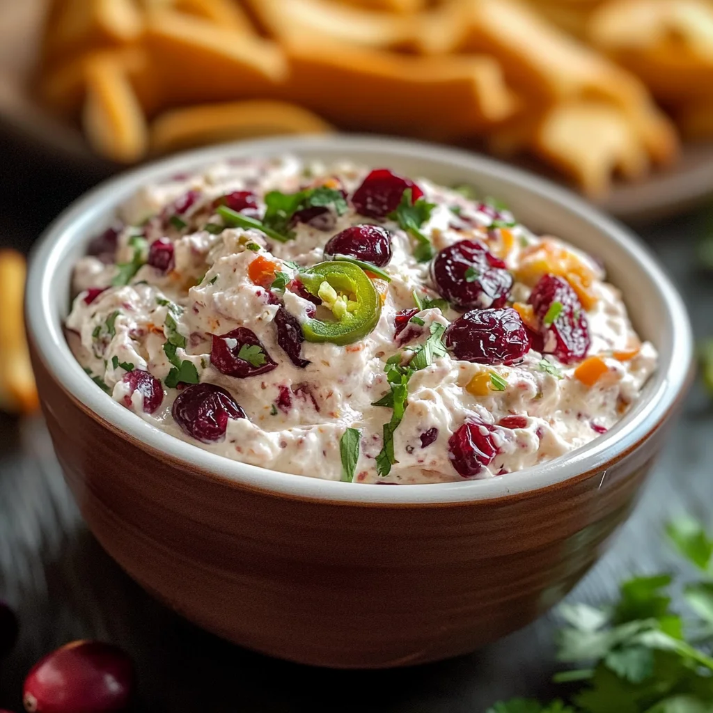 cranberry jalapeno cream cheese dip