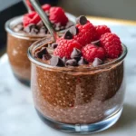 4-Ingredient Chocolate Chia Pudding