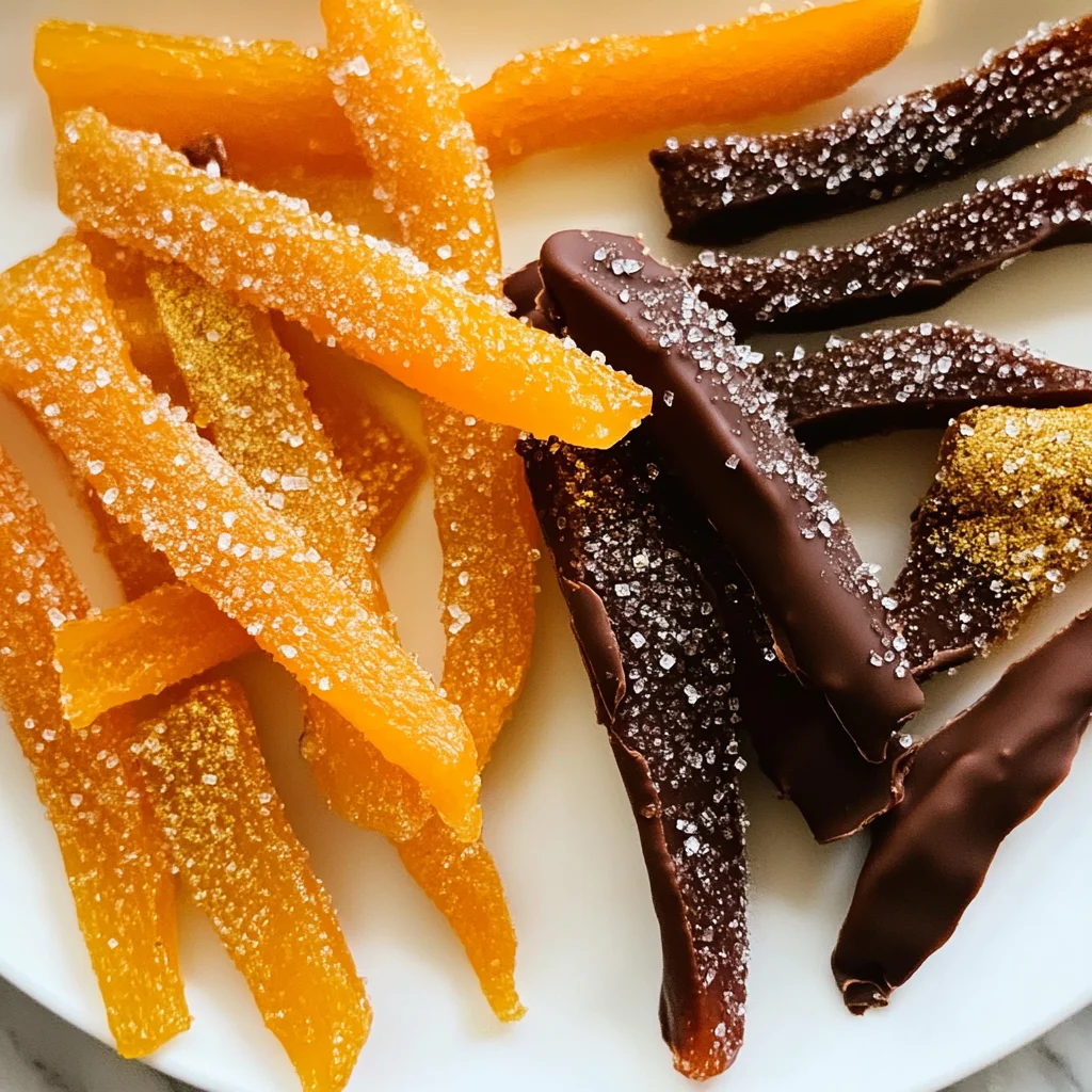 Candied Orange Peels (Chocolate Dipped!)