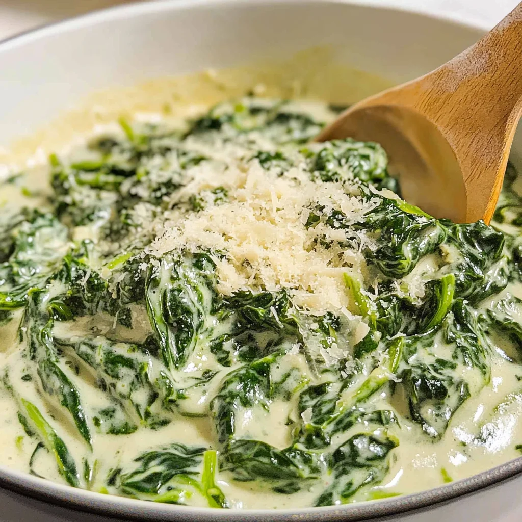 Creamed Spinach Recipe