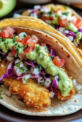 Crispy Baja Fish Tacos with Avocado Crema (30-Minutes)