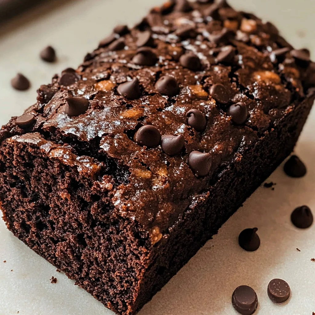 Double Chocolate Banana Bread