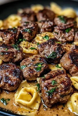 One-Pan Cowboy Butter Tortellini Steak Bites Recipe