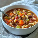 Slow Cooker Copycat Olive Garden Pasta e Fagioli