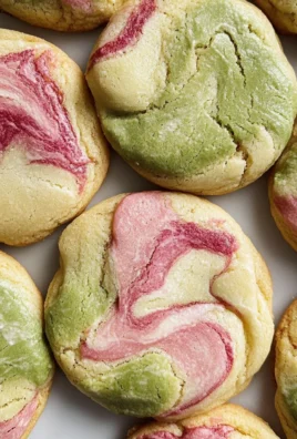 Strawberry Matcha Marble Cookies Recipe
