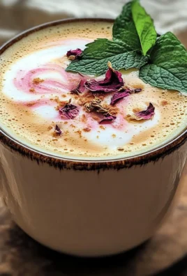 Vanilla Rose Tea Latte
