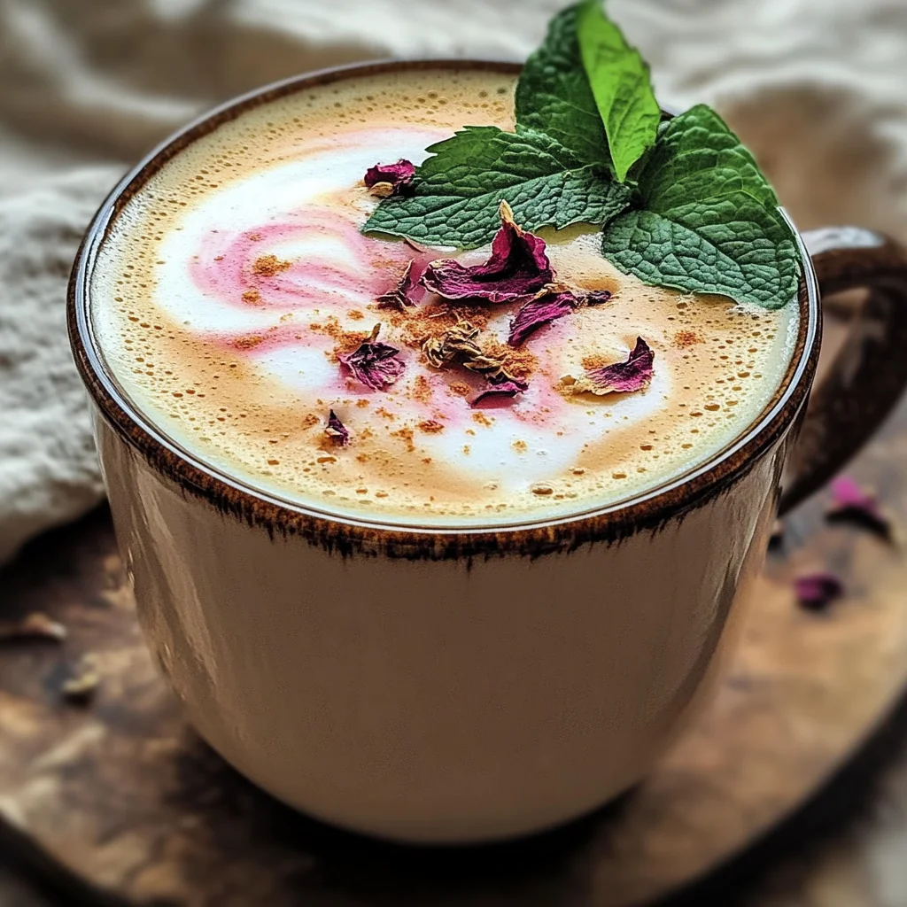 Vanilla Rose Tea Latte
