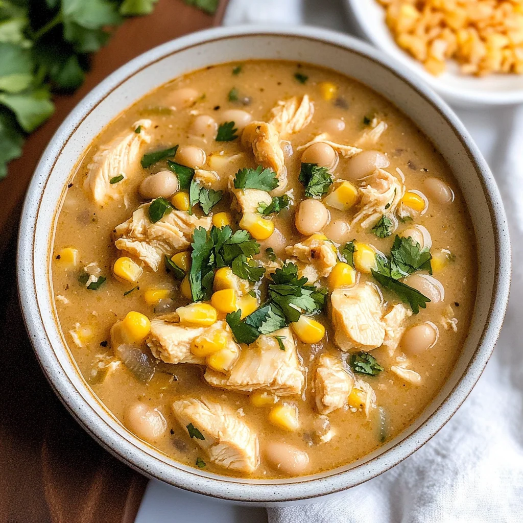 White Bean Chicken Chili Recipe