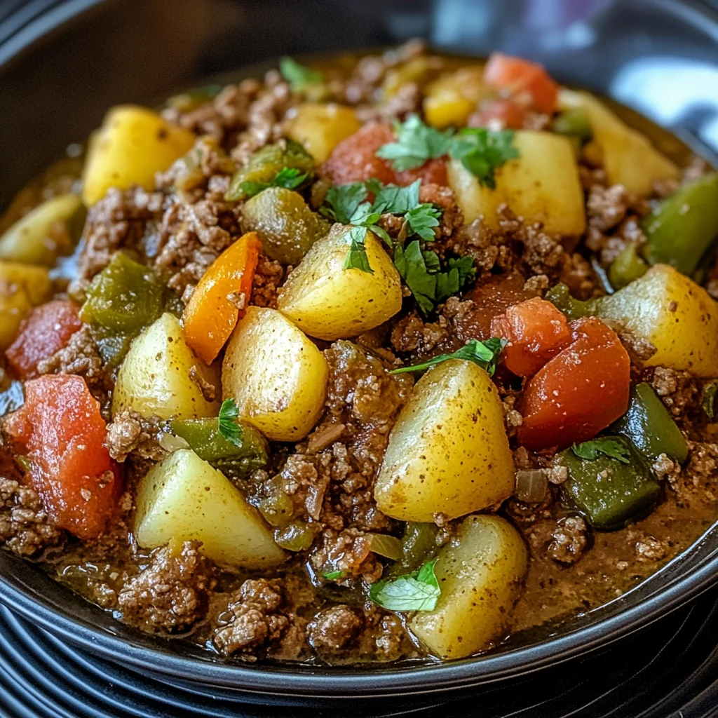 Green Chile Picadillo