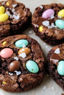 Mini Egg Brownie Cookies