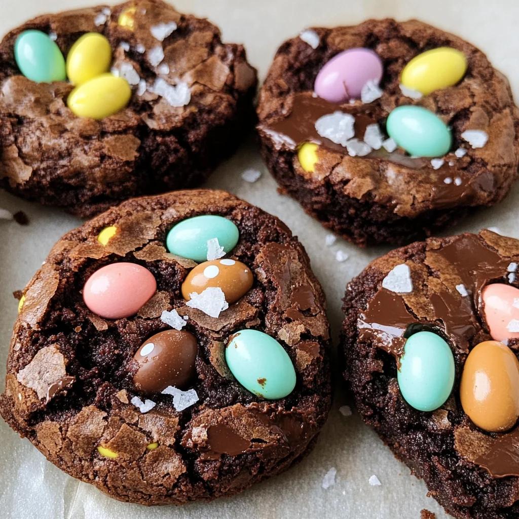 Mini Egg Brownie Cookies