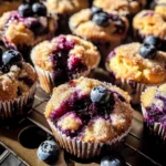 Blueberry Yogurt Coffee Cake Muffins