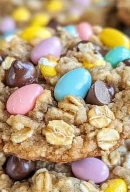 Chewy Cadbury Egg Oatmeal Chocolate Chip Easter Cookies Delight