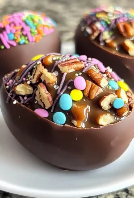 Chocolate Turtle Easter Eggs
