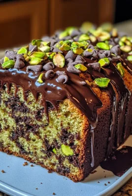 Devilish Triple Chocolate Pistachio Bread: Only 1 Bowl