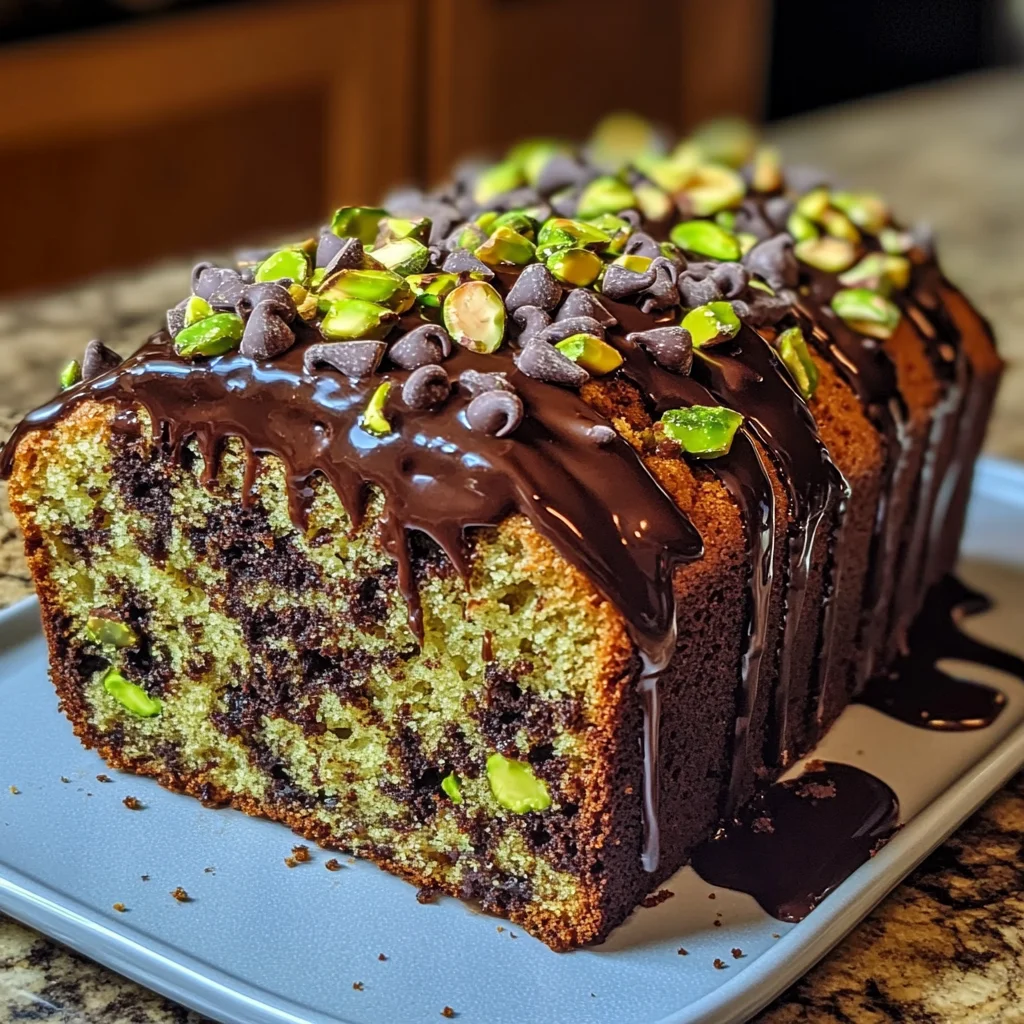Devilish Triple Chocolate Pistachio Bread: Only 1 Bowl