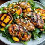 Grilled Honey Mustard Chicken with Peach Salad: An Amazing Ultimate Recipe