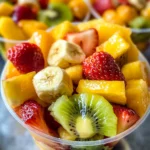Homemade Tropical Fruit Cups