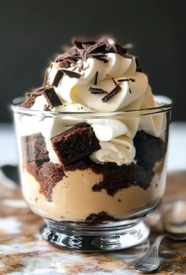Irish Cream Brownie Trifles