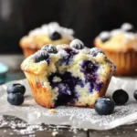Juicy Blueberry Cream Cheese Muffins