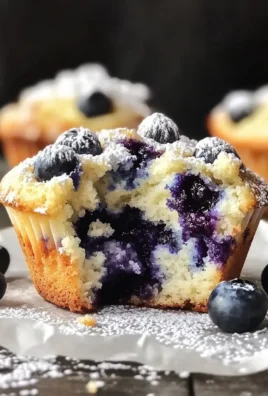 Juicy Blueberry Cream Cheese Muffins