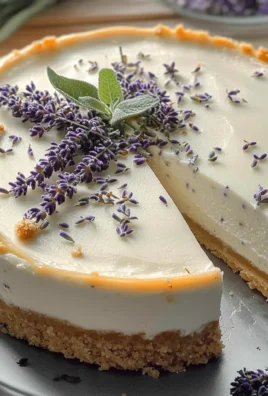 Lavender Honey Cheesecake