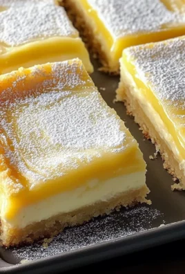 Lemon Bars with Cream Cheese for a Zesty Sweet Treat