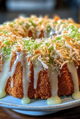 Mini Coconut Lime Bundt Cakes