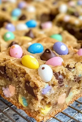 Mini Egg Cookie Bars!