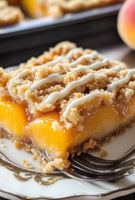 Peach Pie Crumble Bars