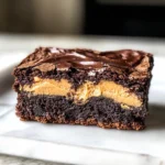 Peanut Butter Stuffed Brownies
