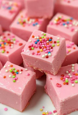 Pink lemonade fudge
