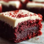 Red Velvet Brownies with Cream Cheese Frosting Recipe