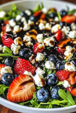 Refreshing Arugula Salad with Berries
