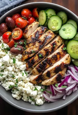 Simple Mediterranean Chicken Bowl Meal Prep