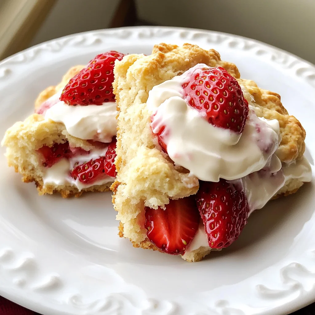 Strawberries and Cream Scones
