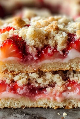 Strawberry Shortcake Streusel Bars