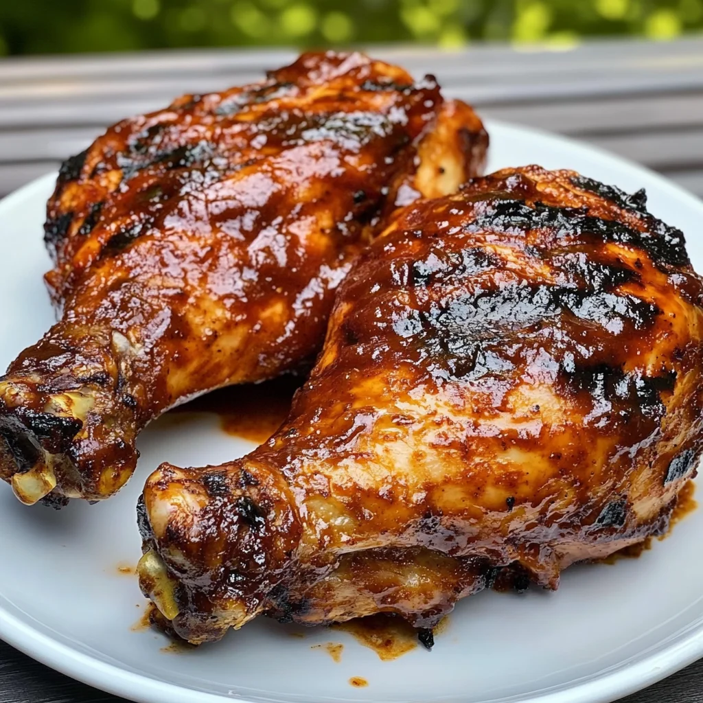BBQ Grilled Chicken Leg Quarters