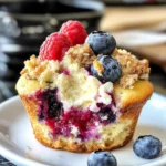 Berry Cream Cheese Muffins