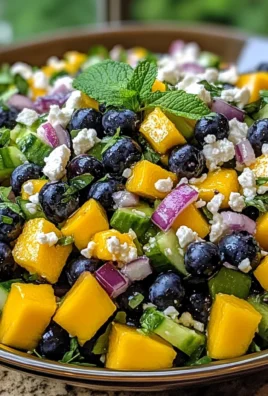 Blueberry Mango Salad Twist