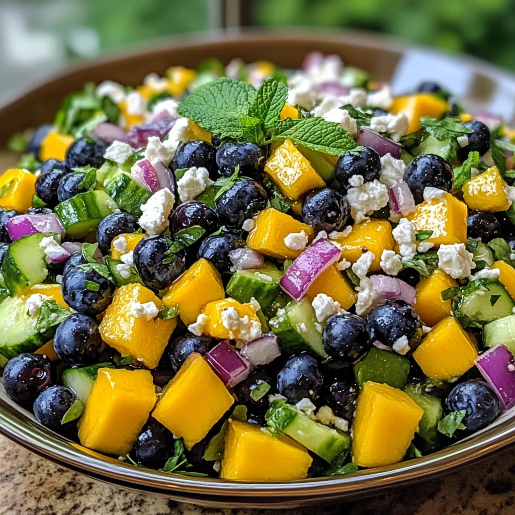 Blueberry Mango Salad Twist