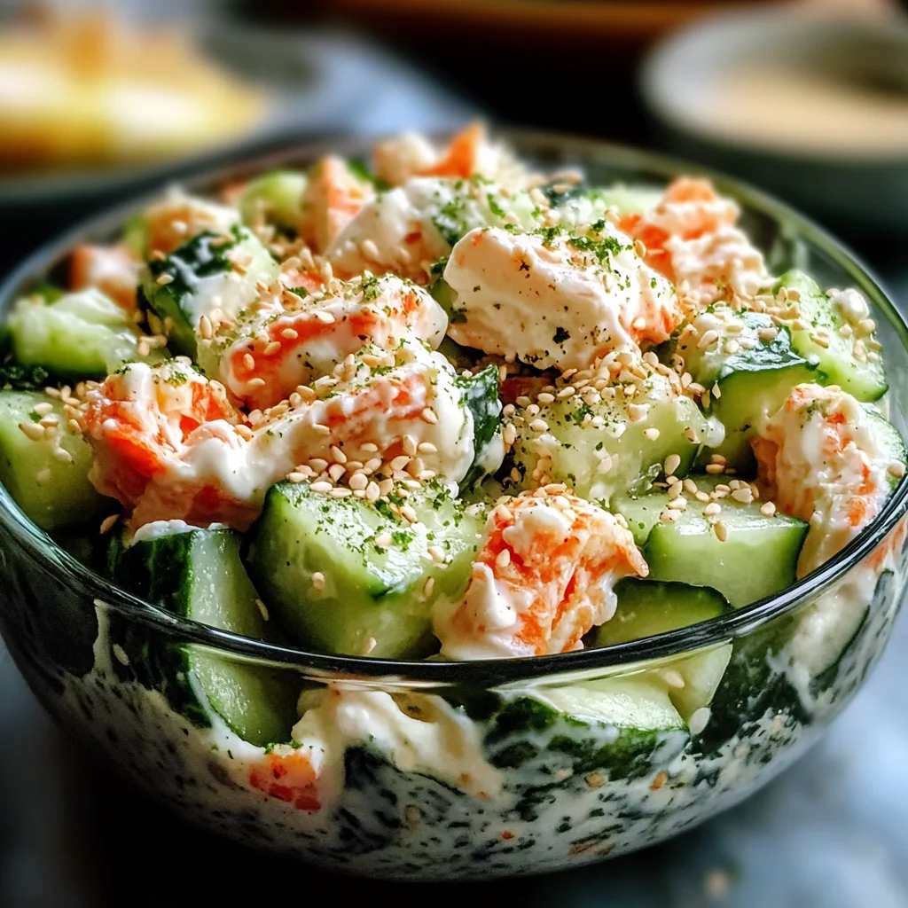 California Roll Cucumber Salad: A Light Sushi Delight