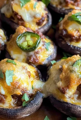 Cheesy Chorizo Stuffed Mushrooms