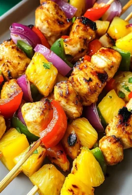 Chicken Kabobs with Pineapple