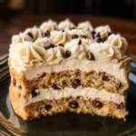 Chocolate Chip Cookie Cake Recipe with Buttercream Frosting
