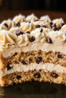 Chocolate Chip Cookie Cake Recipe with Buttercream Frosting