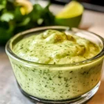 Creamy Garlic Lime Cilantro Sauce